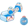 Vaikų žaidimų palapinė su tuneliu Play Tent, mėlyna