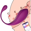 Vibratorius Kegel App, violetinis