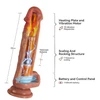 Vibratorius varpos su nuotolinio valdymo pulteliu Stretching Dildo