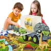 Žaislinis sunkvežimis su dinozaurais Dino Cars