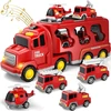Žaislinių mašinėlių komplektas Fire Truck