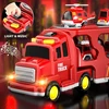 Žaislinių mašinėlių komplektas Fire Truck