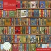 KNYGA Flame Tree Studio Adult Sustainable Jigsaw Puzzle Bodleian Libraries: High Jinks Bookshelves: 1000-pieces. Ethical, Sustainable, Earth-friendly