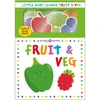 KNYGA Books Priddy Little Baby Learns Fruit &amp; Veg: With 12 puzzle pieces!