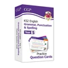 KNYGA Cgp Books KS2 English Year 5 Practice Question Cards: Grammar, Punctuation &amp; Spelling