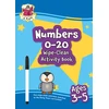 KNYGA Cgp Books Numbers 0-20 Wipe-Clean Activity Book for Ages 3-5 (with pen)