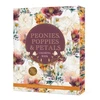 KNYGA Editors of Chartwell Books Peonies, Poppies &amp; Petals Coloring Book: Color Your Way Through Beautiful Blooms and Delicate Details