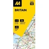 KNYGA folded AA Road Map Britain