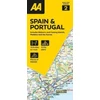 KNYGA folded AA Road Map Spain &amp; Portugal