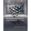 KNYGA Froeb, Luke (Vanderbilt University); McCann, Brian (Vanderbilt University) Managerial Economics: A Problem Solving Approach