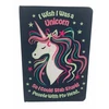 KNYGA Insight Editions I Wish I Was A Unicorn Embroidered Journal