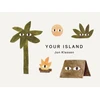 KNYGA Bookshop Klassen Jon Your Island: A stylish first board book, perfect to gift babies and toddlers aged 0-3 from Jon Klassen, bestselling creator of I Want My Hat Back