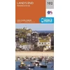 KNYGA Ordnance Survey Land's End: Penzance &amp; St Ives