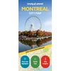 KNYGA Lonely Planet Montreal City Map: Durable, Atsparus vandeniui, Easy-Fold Planning Map with Attractions &amp; Walking Tours
