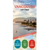 KNYGA Lonely Planet Vancouver City Map: Durable, Atsparus vandeniui, Easy-Fold Planning Map with Attractions &amp; Walking Tours