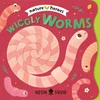 KNYGA Neon Squid Wiggly Worms: An adorable peek-through rhyming board book about insects and nature