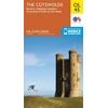 KNYGA Ordnance Survey Cotswolds, Burford, Chipping Campden, Cirencester &amp; Stow-on-the Wold