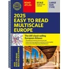KNYGA Philips Maps 2025 Philip's Easy to Read Multiscale Road Atlas Europe
