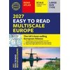 KNYGA Philips Maps Philip's 2027 Easy to Read Multiscale Road Atlas of Europe: A4 Paperback