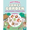 KNYGA Ren, Kiku Cozy World Comfy Garden: Easy Colouring and Sticker Scene for Teens, Young Adults and Adults