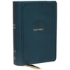 KNYGA Thomas Thomas Nelson NKJV, End-of-Verse Reference Bible, Compact, Leathersoft, Teal, Raudona Letter, Comfort Print