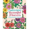 KNYGA Willow Tansy Large Print Beautiful Flowers Colouring Book