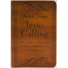 KNYGA Young Sarah Jesus Calling, Small Brown Leathersoft, with Scripture References: Enjoying Peace in His Presence (A 365-Day Devotional)