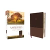 KNYGA Bookshop Zondervan Amplified Study Bible, Leathersoft, Brown