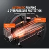 12 V oro kompresoriaus komplektas su 3 l bakeliu. garso signalui/trimitui. 90-120 PSI