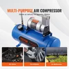 12V oro kompresoriaus rinkinys su 6 L bakeliu. garso signalams. slėgis 90-120 PSI