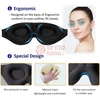 3D miego kaukė unisex juoda