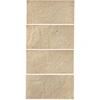 3D sieninės PU plokštės, imituojančios akmenį, 1200x600x30 mm, 4 vnt., geltono akmens