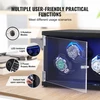 4 vietų automatinio laikrodžio suktuvas su 2 tyliais Japonijos varikliais ir mėlyna LED apšvieta
