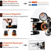 Aerografo kompresoriaus rinkinys 120 W. su antgaliais 0.2/0.3/0.8 mm
