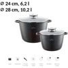 Akmens masės 4 dalių puodų rinkinys ZL-7011