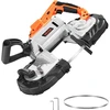 Akumuliatorinis juostinis pjūklas 20V gylis 127 mm be šepetėlių variklis nešiojamas