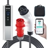 Akumuliatorius Nešiojamas EV įkroviklis VE02 Type2 22 kW 32A LCD