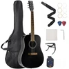 Akustinė gitara Dreadnought 41 col. (1041.4 mm). 6 stygos. juoda