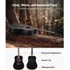 Akustinė gitara Dreadnought 41 col. (1041.4 mm). 6 stygos. juoda