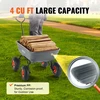 Apverčiamas sodo vežimėlis polietileno dėžė lengvas surinkimas apkrova 272 kg