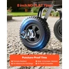 Apverčiamas sodo vežimėlis su greito iškrovimo mechanizmu sukiniai ratai apkrova 181 kg