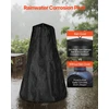 Atspari aukštai temperatūrai kaminų krosnelė (chiminea) 559 mm. rutulio formos geležinis kaminas barbekiu ir šildymui