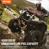 ATV/UTV elektrinė gervė 2041 kg. 12 V. sintetinis lynas. belaidis ir laidinis pultas