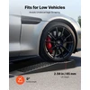 Automobilio pakėlimo rampos. 65 mm aukščio. 4 vnt.. keliamoji galia 9072 kg kiekvienai. juodos