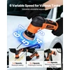 Automobilio poliravimo mašina 600W rotacinė 6 kintami greičiai