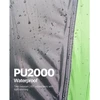 Automobilio/SUV palapinė 305 x 310 x 230 cm dvigubo sluoksnio PU2000 5–8 asmenims