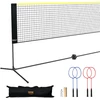 Badmintono/tinklinio tinklo komplektas. nešiojamas. lauko. 606 cm