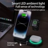 Belaidė įkrovimo stotelė telefonui 4in1