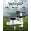 Belaidė meteorologinė stotelė be WiFi. 190.5 mm VA ekranas. saulės jutiklis. lietaus matuoklis. 5 funkcijos