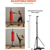 Boksavimo maišo laikiklis, reguliuojamo aukščio, apkraunama bazė, iki 65 kg